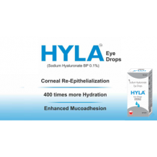 HYLA Eye Drops (0.1% Sodium Hyaluronate with Stabilized Oxychloro Complex)